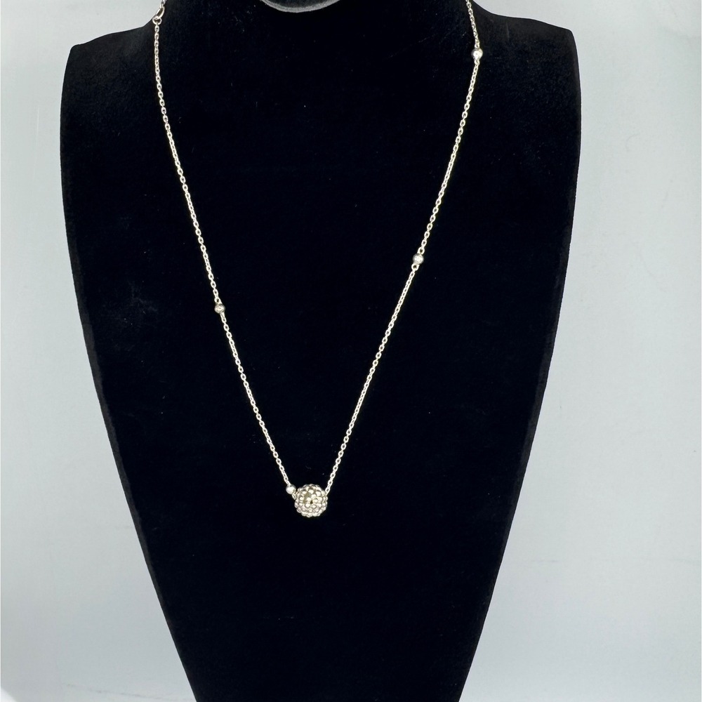 Links of London Effervescence‎ Bubble 925 Silver 17.5 Inch Necklace Dainty Chain
